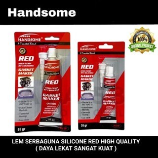 

handsome lem serbaguna silicone red jaminan asli original