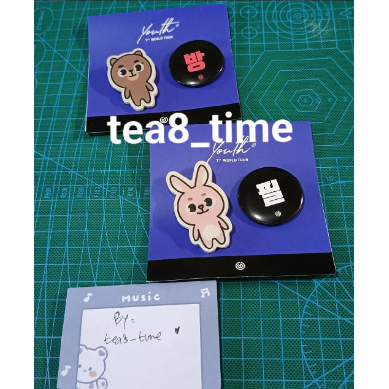 DAY6 PIN & BADGE OFFICIAL YOUTH 1st World Tour