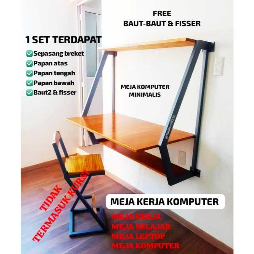 Meja Komputer / Gaming Table/ Meja Belajar / Meja Kerja / Meja PC / Meja Laptop /Meja Gaming