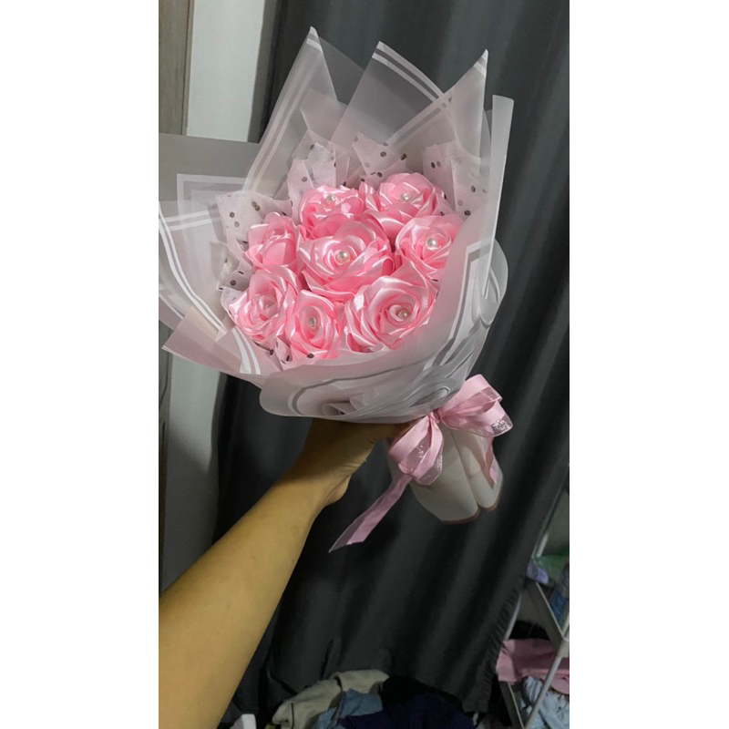 

bucket pita satin pink no gliter