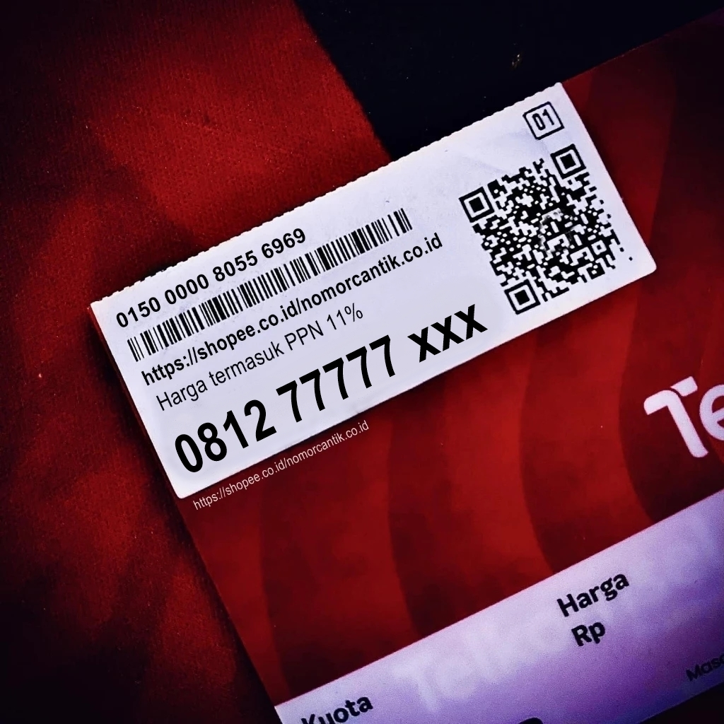 NOMOR CANTIK TELKOMSEL 0812 77777 XXX