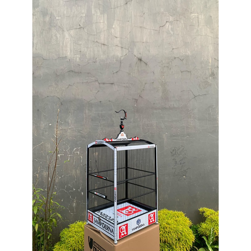 SANGKAR KOTAK WATER SLIDE DECAL DENGAN RUJI FIBER 1,3 mm