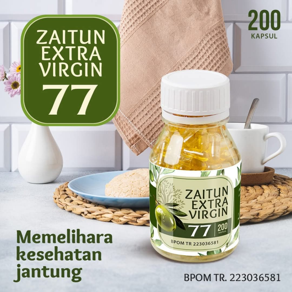 Kapsul zaitun extra virgin olive oil  BPOM