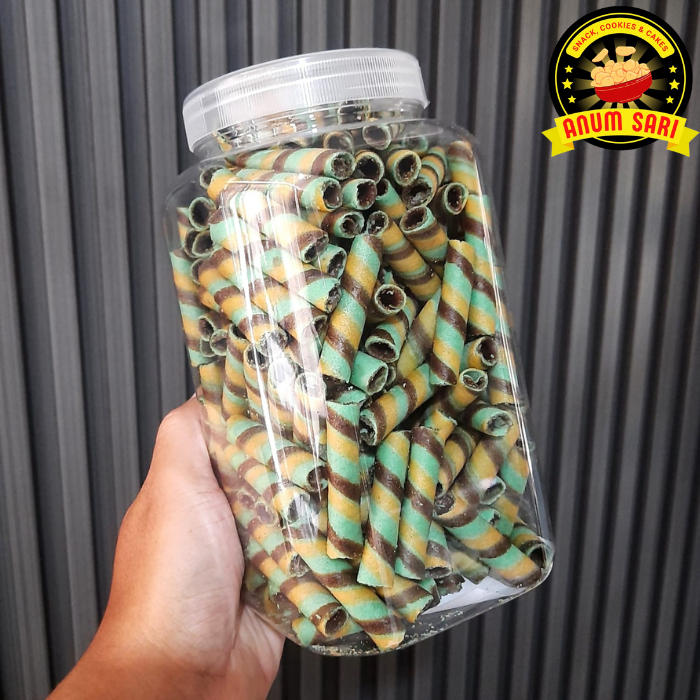 

Wafer Astor Green Tea TOPLES 2 LITER / Barcelona Kue Kering - Anum Sari