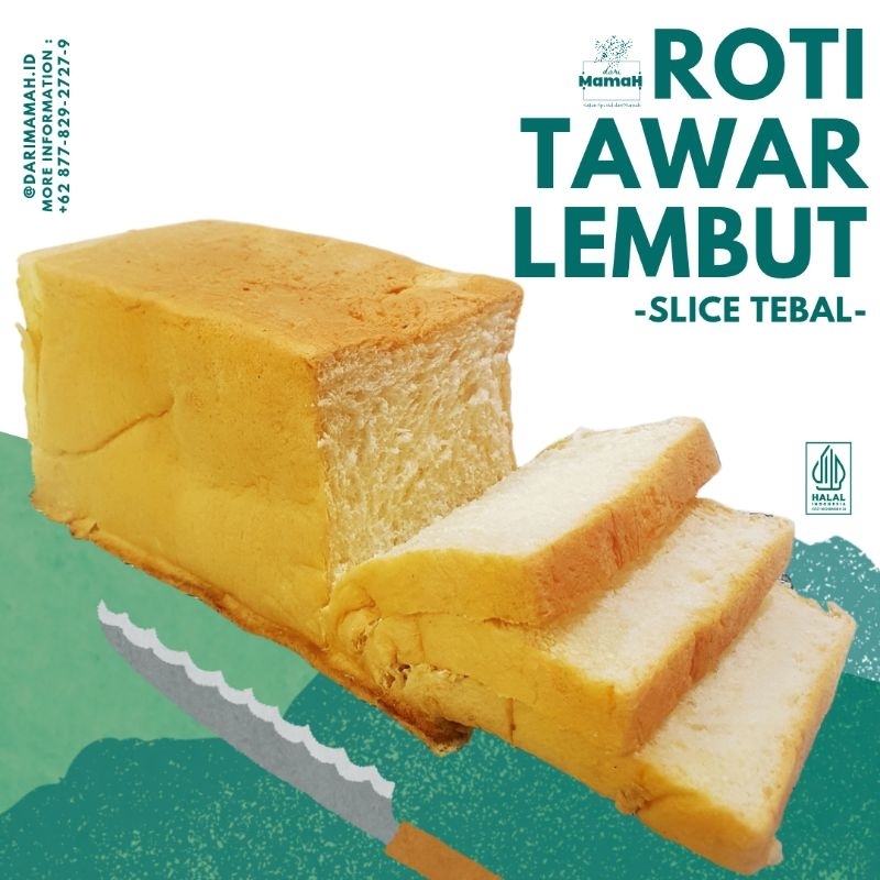 

Roti Tawar Lembut dari Mamah - Slice Tebal