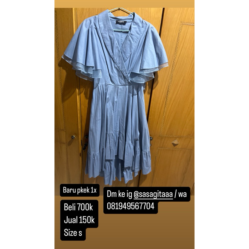Dress Wanita Biru