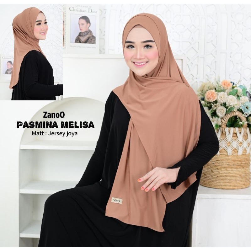 ZANOO -PASMINA MELISAE PASMINA OVAL PASMINA INSTAN DAILY BY ZANOO