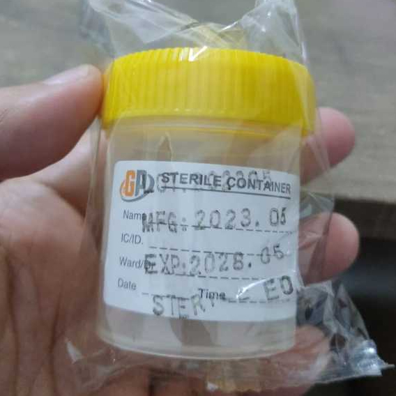 STERILE URINE CONTAINER / POT URINE STERIL