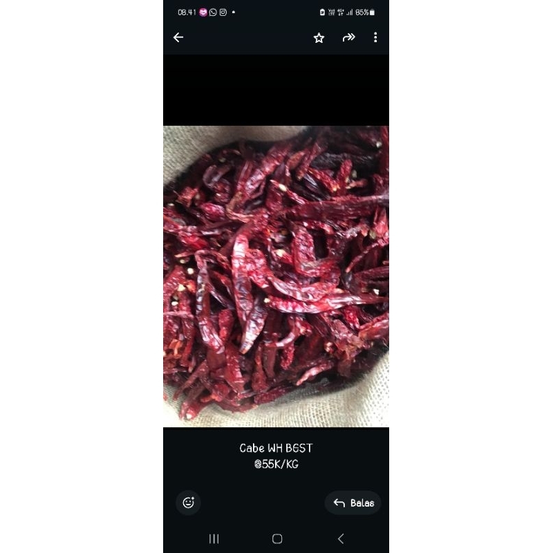 

Cabe kering harga untuk perkilo