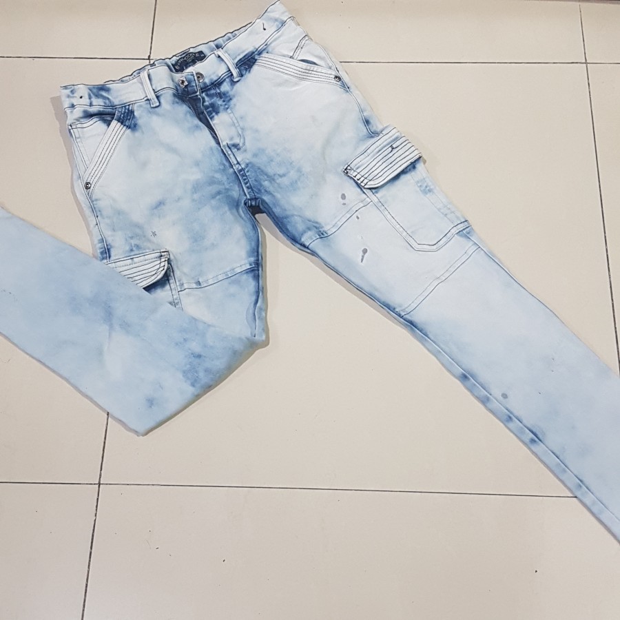Celana Panjang Jeans Anak Crocodile Junior Boy Biru Blue - Size 10 - KID-0096