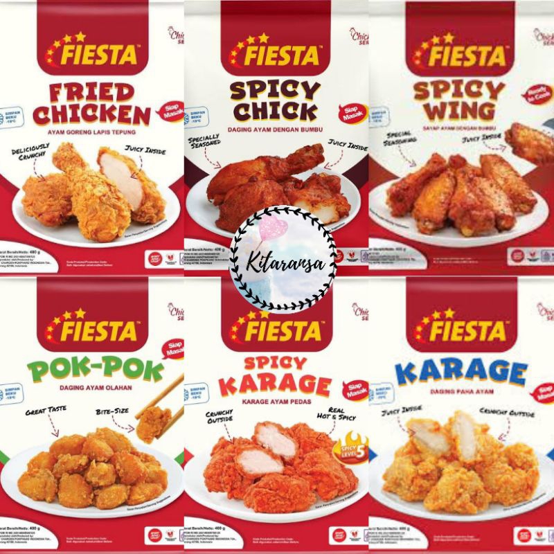 

Fiesta Spicy Chicken/Fiesta Spicy Chick 500gr/Fiesta Karage/Fried Chicken Fiesta