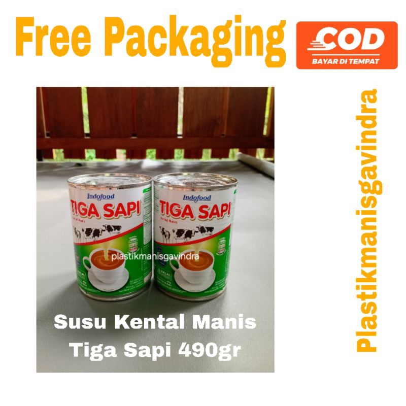 

Susu kental manis tiga sapi 490gr