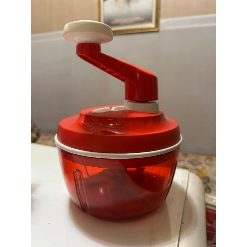 quick chef Chopper manual new ori tupperware
