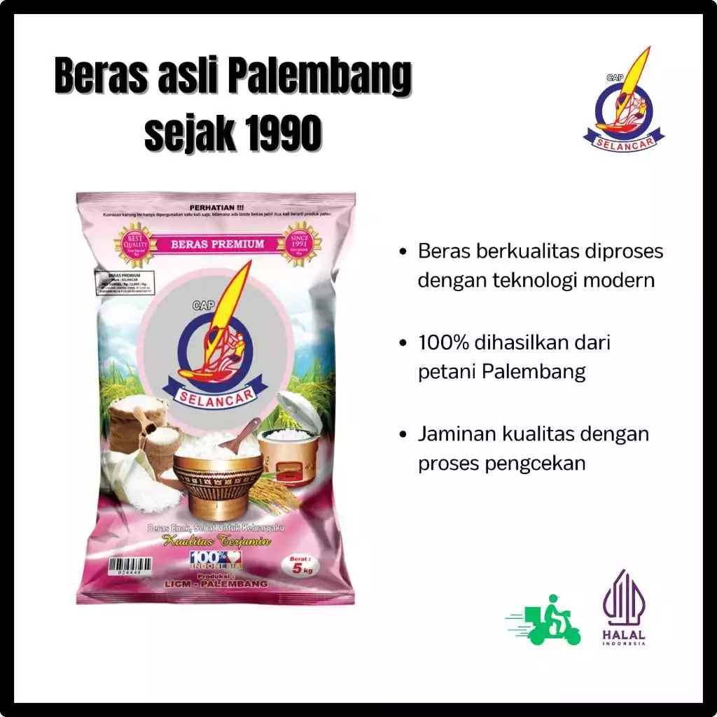 

SELANCAR Beras Pink - 5KG,10KG,20KG