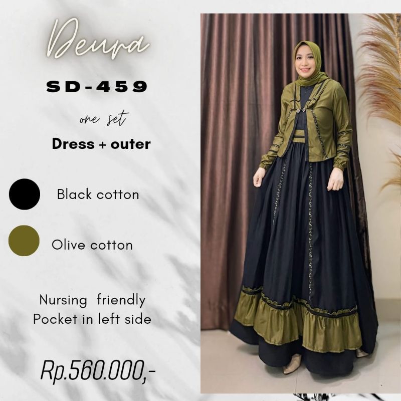 Gamis Deura SD 459 / Deura Edisi Lebaran 2025
