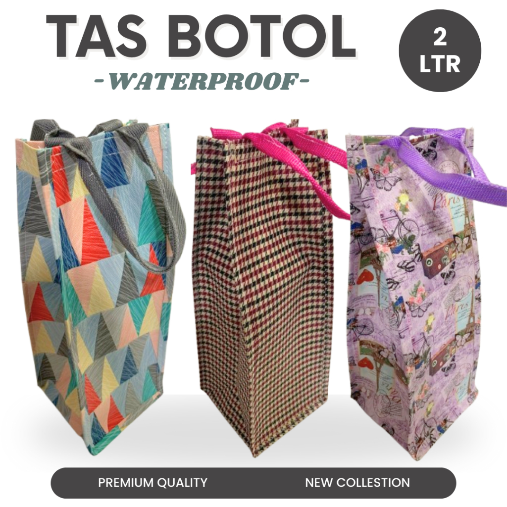 Tas Botol Minum Ukuran 2 Liter Tas Botol Minum Kanvas Tas Botol Minum Anak