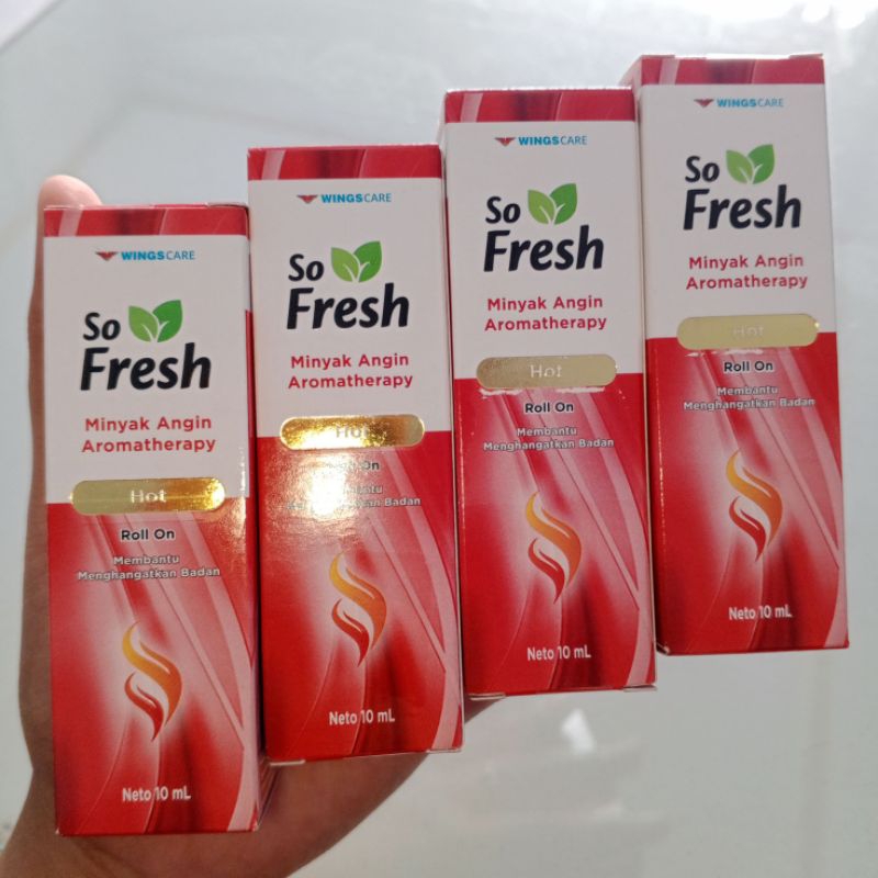 So Fresh Minyak Angin Aromatherapy HOT / So Fresh Roll On 10ml
