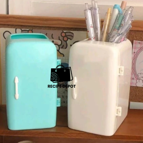 

Kotak Tempat Pensil Organizer Stationery Bentuk Kulkas Aksesoris Meja Belajar Kantor Souvenir Hadiah