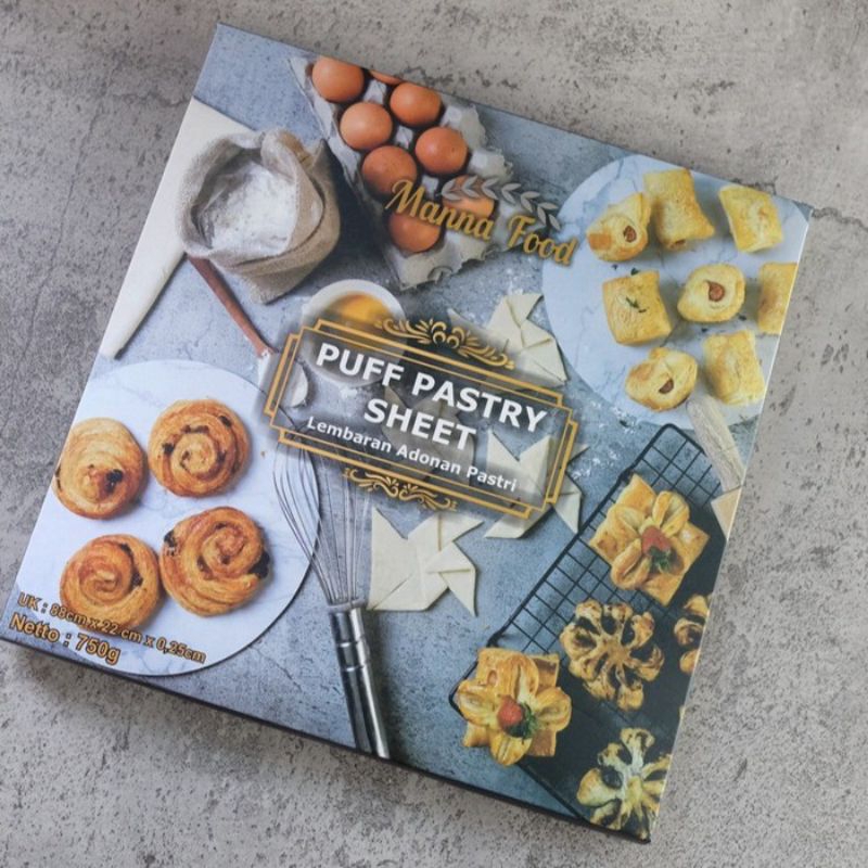 

Manna food puff pastry sheet 750 gr