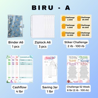 

GO SAVING [PART 6] Paket Lengkap Binder Keuangan / Paket Binder Budgeting / Paket Saving Challenge / Paket Tantangan Menabung / Paket Budgeting