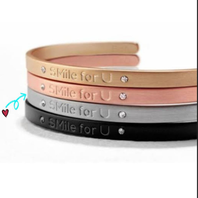 [READY STOCK - OFFICIAL] : Bracelet Smile for U EXO
