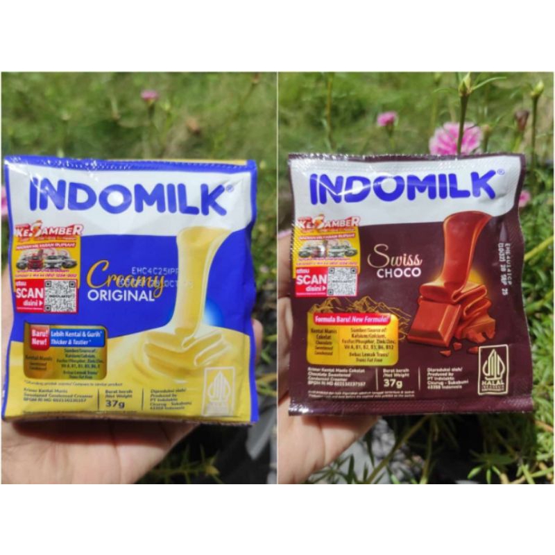 

Indomilk Rasa Creamy Original/Swiss Choco per renteng