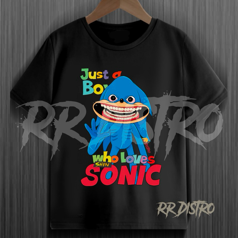 kaos anak Shin sonic / kaos anak sonic monxter / kaos anak sonic
