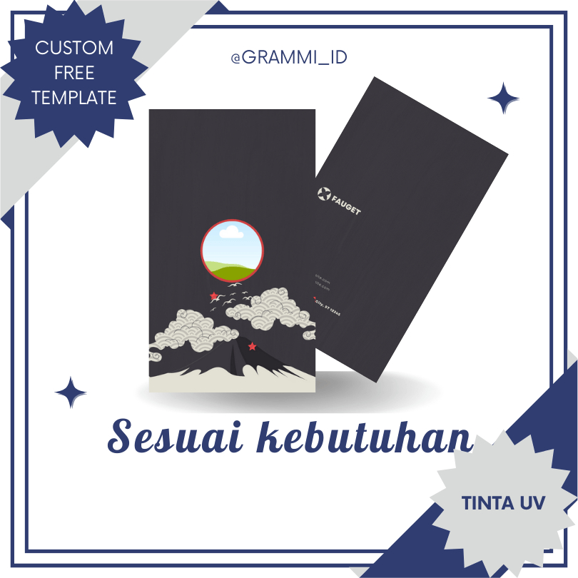 

Cetak id card murah custom Cetak kartu tanda pengenal bisnis murah tinta UV free template murah
