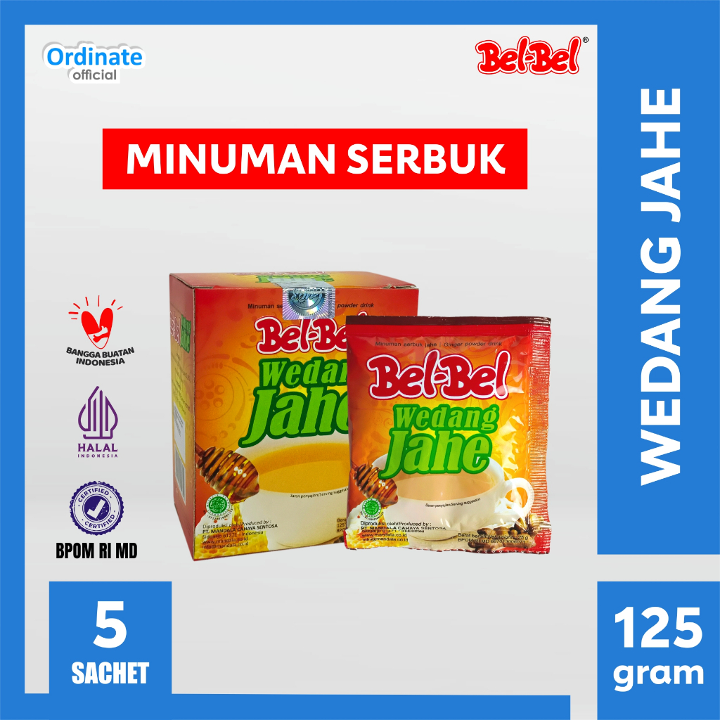 

Belbel Wedang Jahe - 5 Sachet