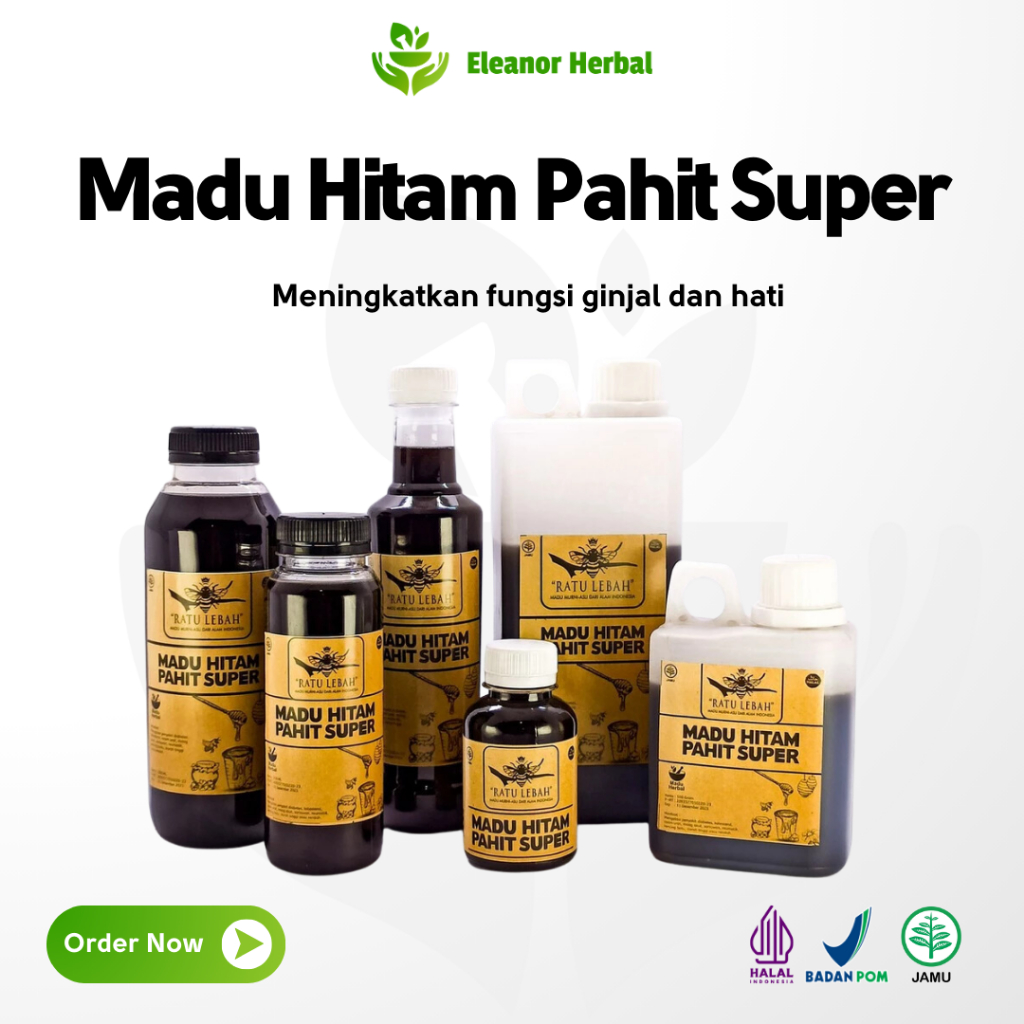 

Madu Hitam Pahit Super Ratu Lebah