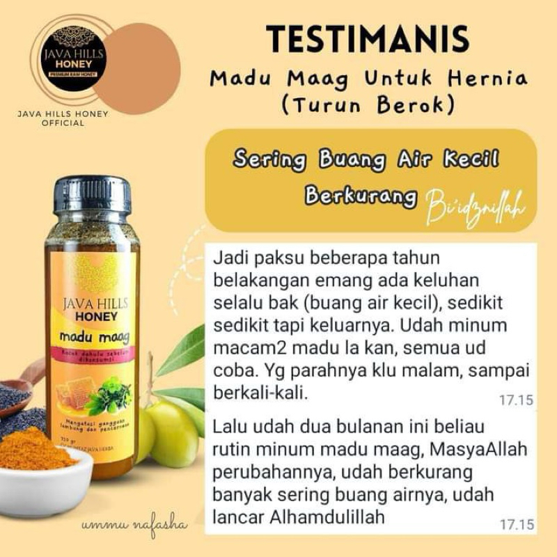 

MADU MAAG - Javahills Honey 100% | Untuk asam lambung, kembung, masuk angin, anyang-anyangen, gerd dll
