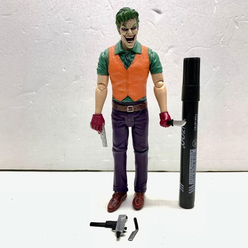 mainan action figure joker batman arkham asylum the dark knight jo ker originsTinggi sekitar 7 inch 