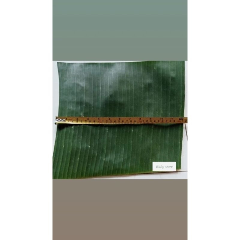 

daun pisang paket 1kg lembaran persatu lembar ukuran 30 cm original