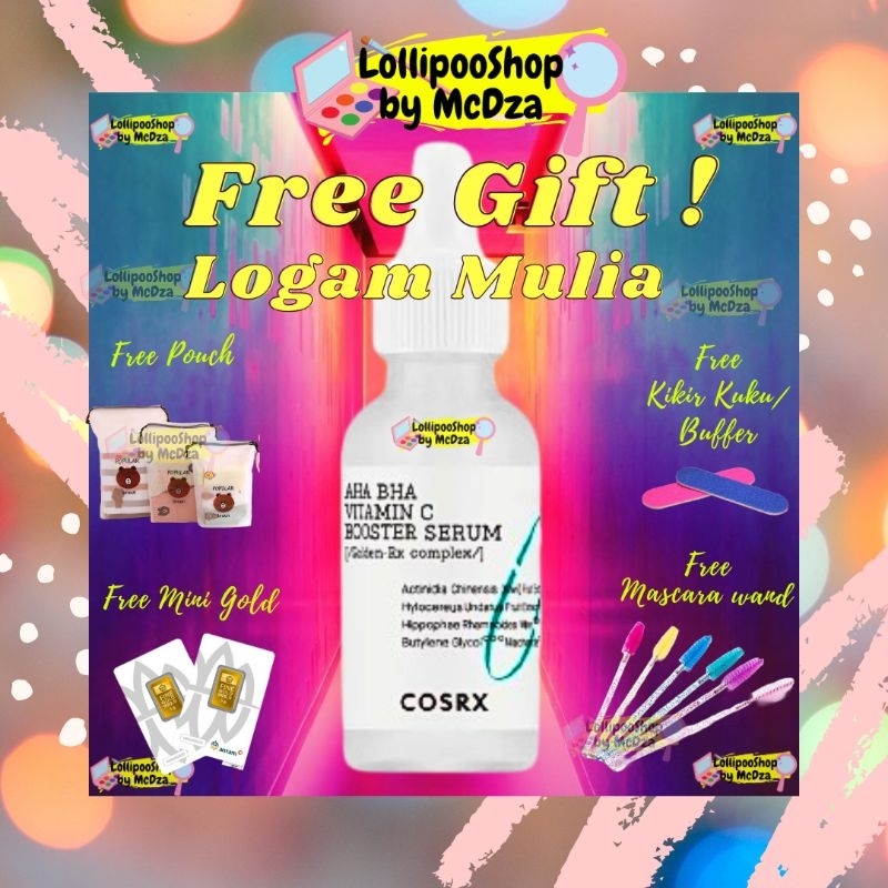 ❤ LollipooShop ❤ COSRX AHA BHA VITAMIN C Booster Serum | Pure Fit Cica Serum 30ML.