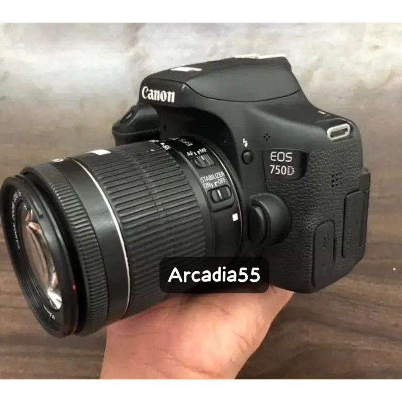 Canon EOS 750D Fullset Spesial Unit Second