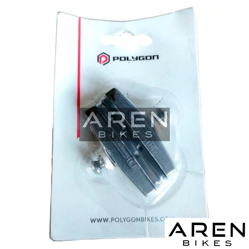 KARET REM U BRAKE POLYGON HJ-405 BALAP BRAKE SHOE ROAD BIKE ROADBIKE U-BRAKE KAMPAS SEPEDA FIXIE KAM