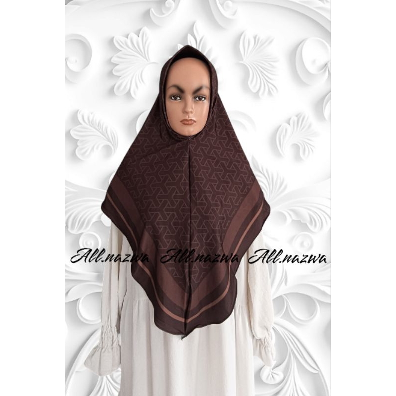 HIJAB INSTAN MOTIF PRINTING/ HIJAB JERSEY MOTIF TERBARU