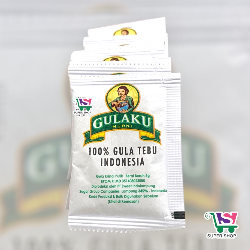 

Gulaku 100% Gula Tebu Sachet (isi 10 pcs)