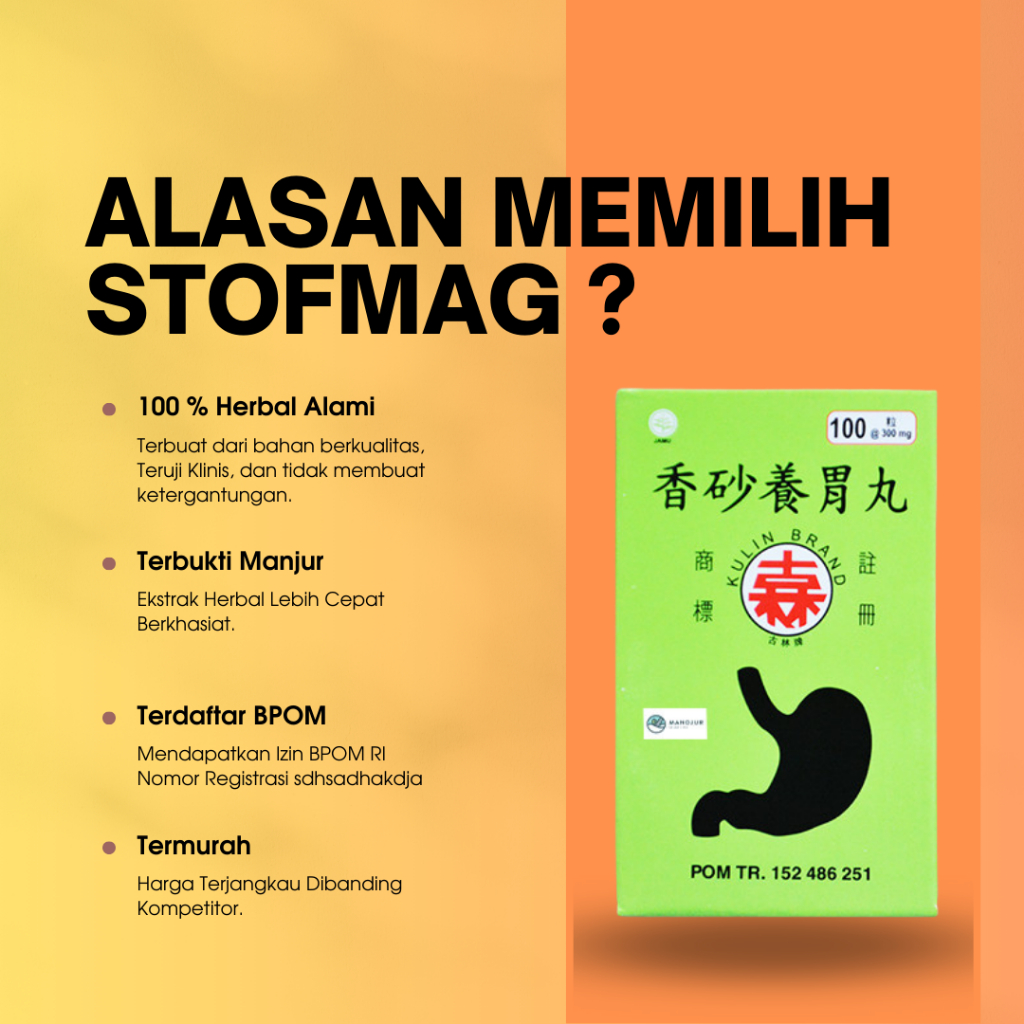 

Sehat Lambung Xiang Sha Yang Wei Wan (Stofmag) - Herbal Pereda Maag