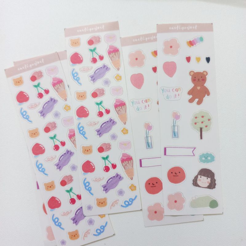 

STICKER CUTE AESTHETIC PLANNER STICKER KOREAN STICKER KISS CUT