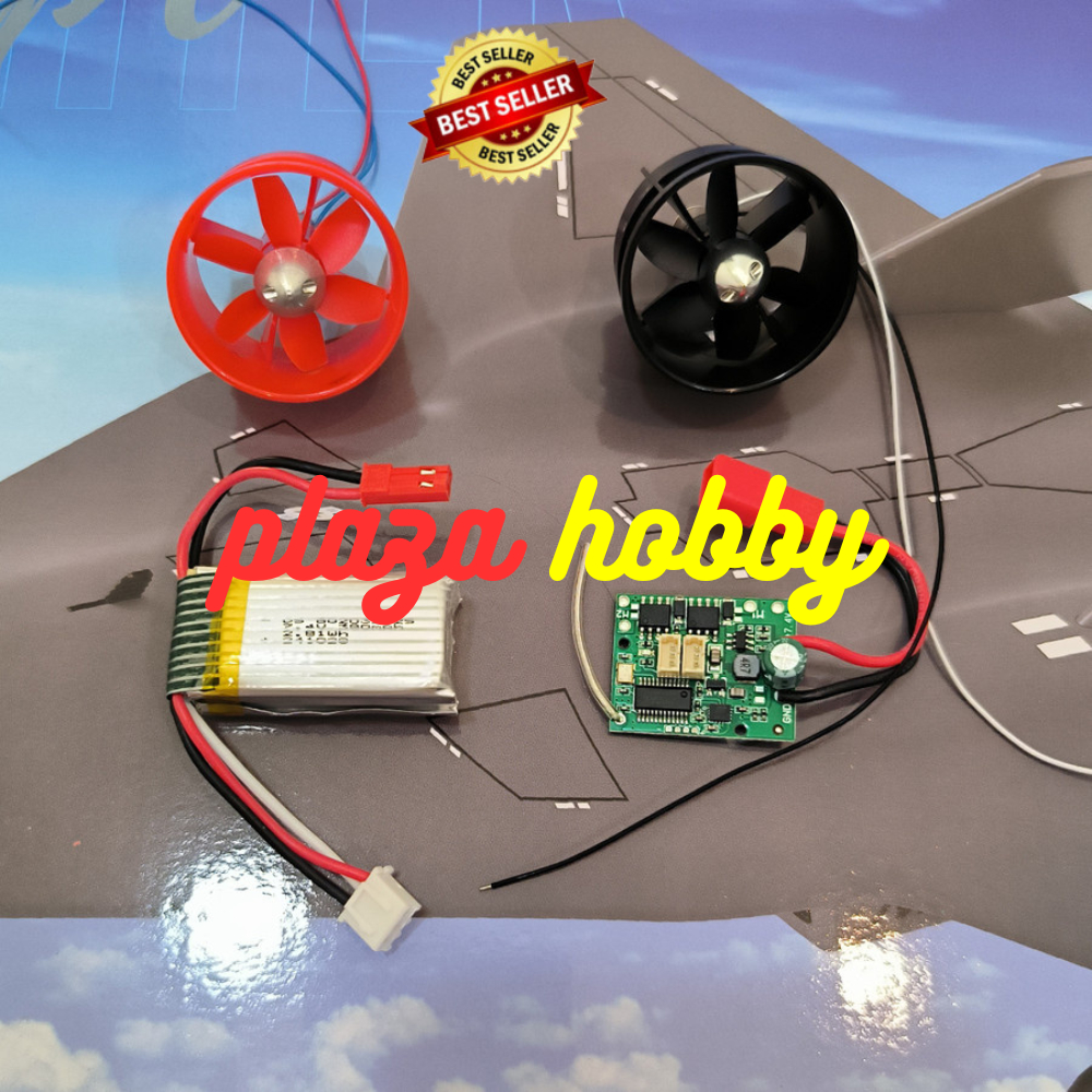 part rc plane pesawat rc FX9672 board ducted fan motor DLL