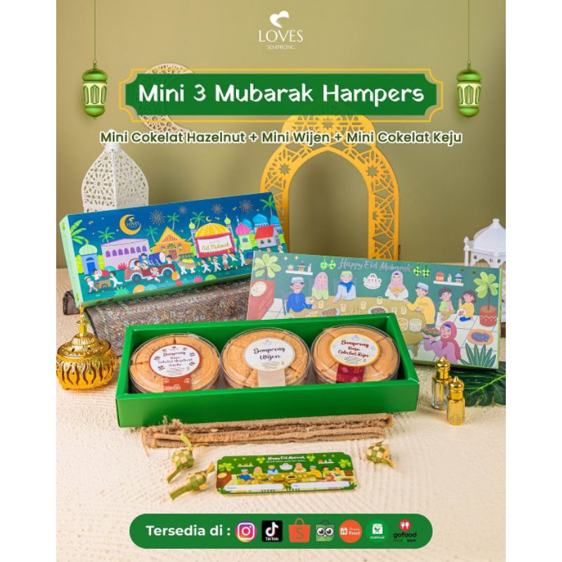 

Hampers Lebaran Idulfitri Mini Isi 3 by Loves Semprong