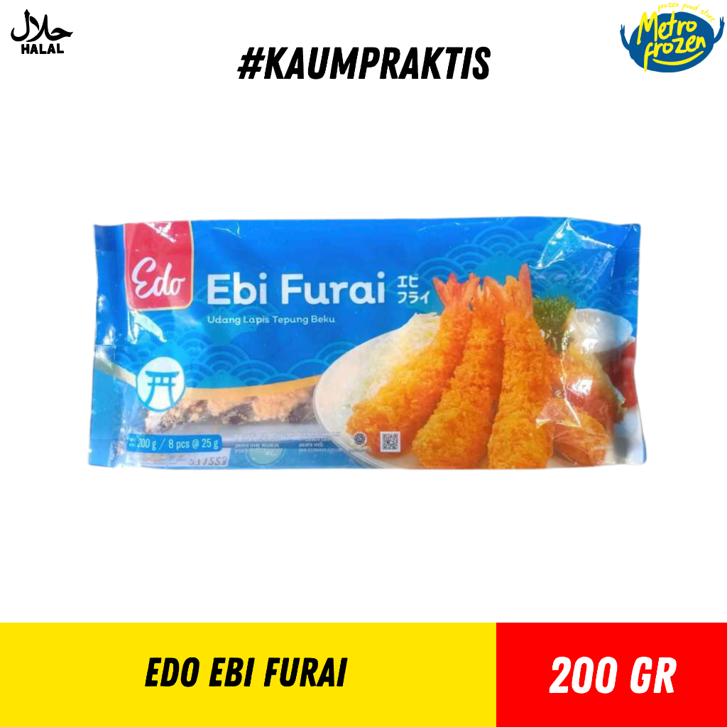 

EDO Ebi Furai 200gr //udang lapis tepung beku