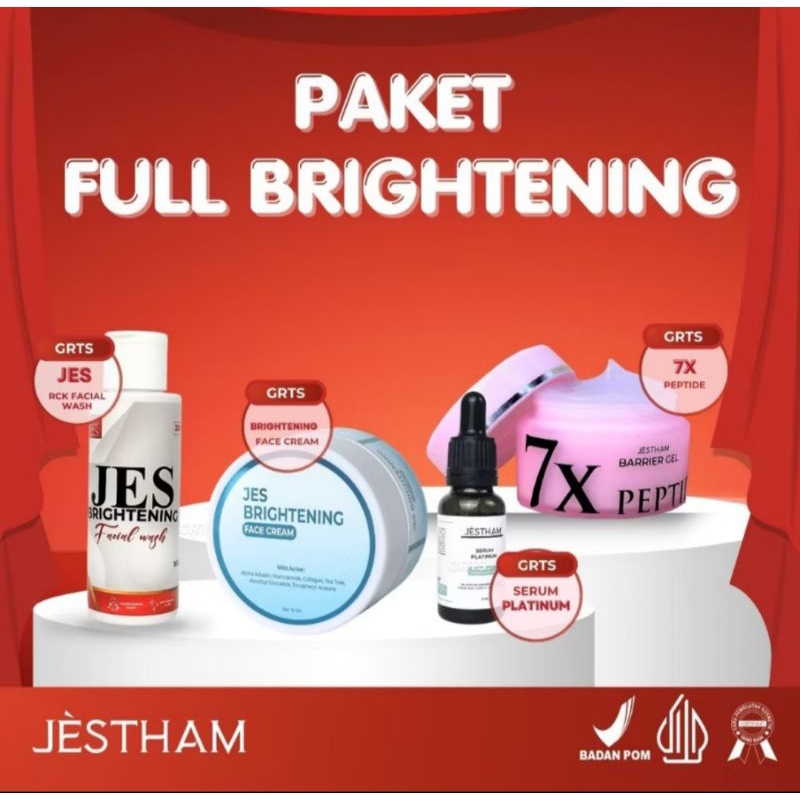 Jestham skincare wajah bundling 4in1
