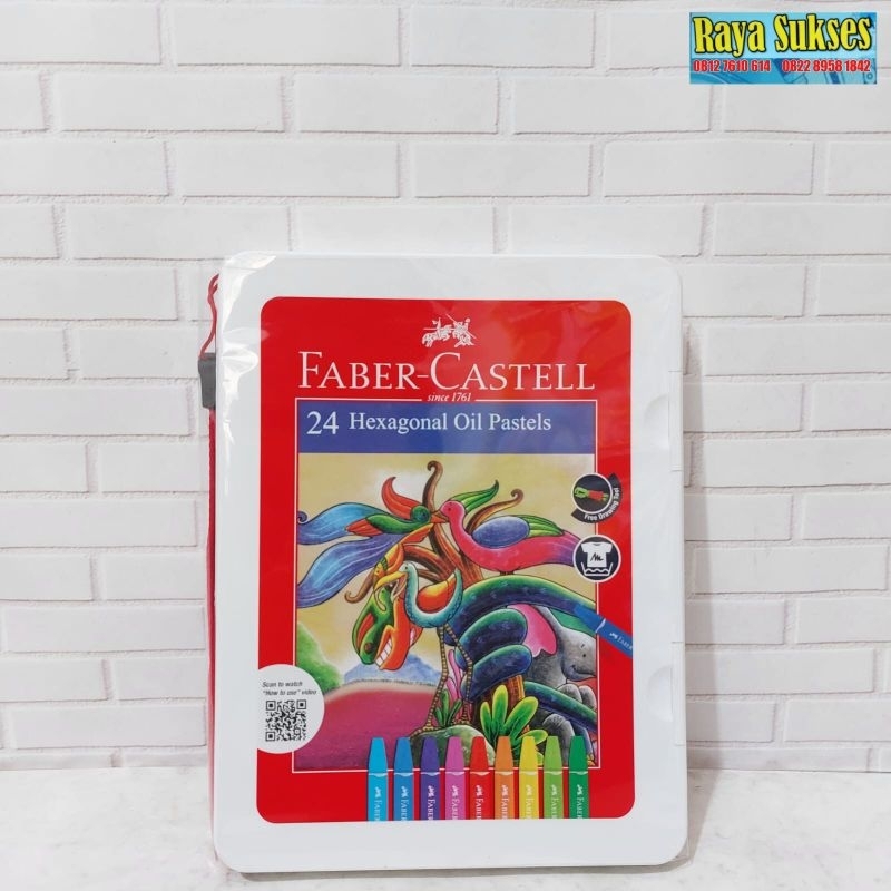 

Oil Pastel FABER CASTELL 24 Warna/ Crayon 24 Warna FABER CASTELL/Hexagonal Oil Pastels