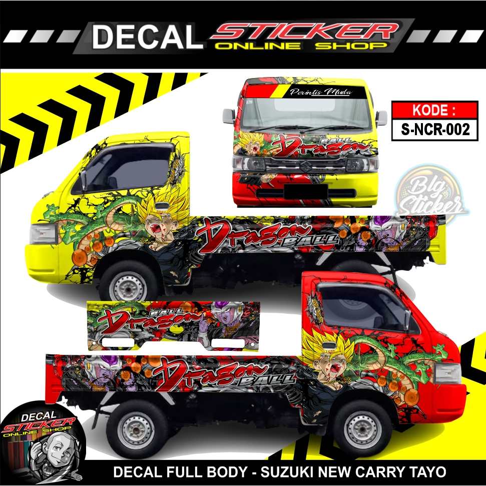 STIKER NEW CARRY TAYO PICKUP FULL MOTIF STIKER VARIASI MOBIL