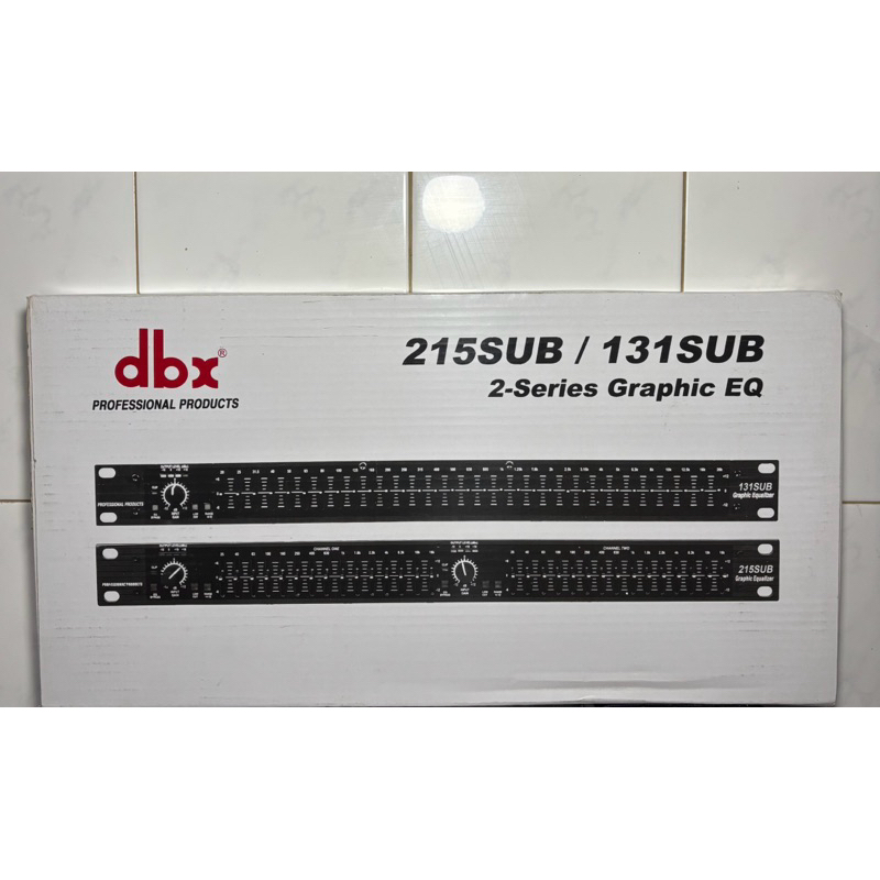 Equalizer DBX 215 SUB / 131 SUB