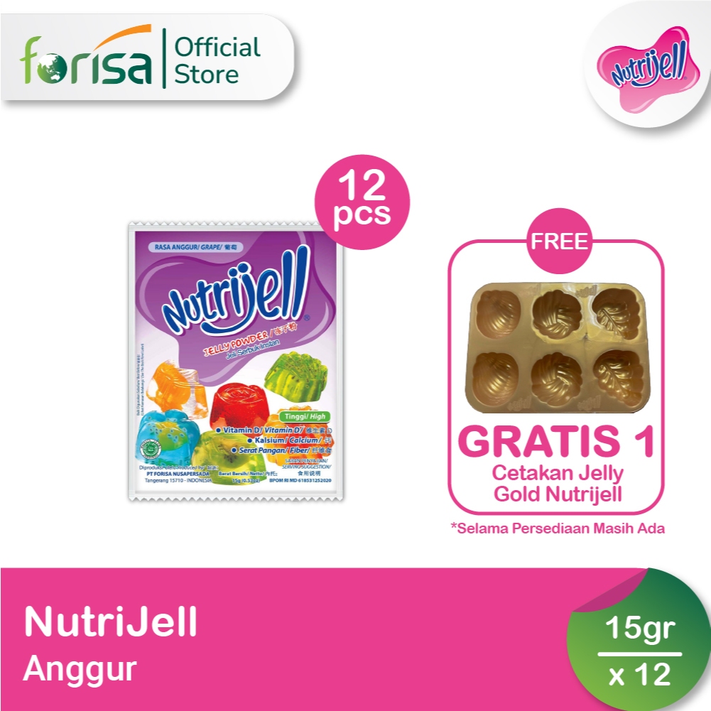 

Nutrijell Reguler Anggur 15 gr 12 pcs Free Cetakan Gold
