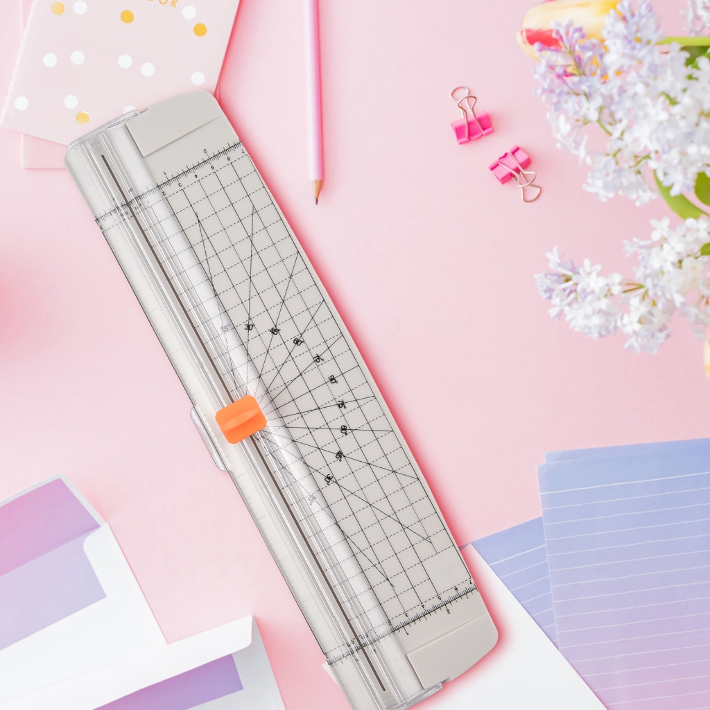 

Portable Paper Trimmer A4 Size Paper Cutter Cutting Machine 12 Inch Cutting Width for Craft Paper Photo Laminated Paper