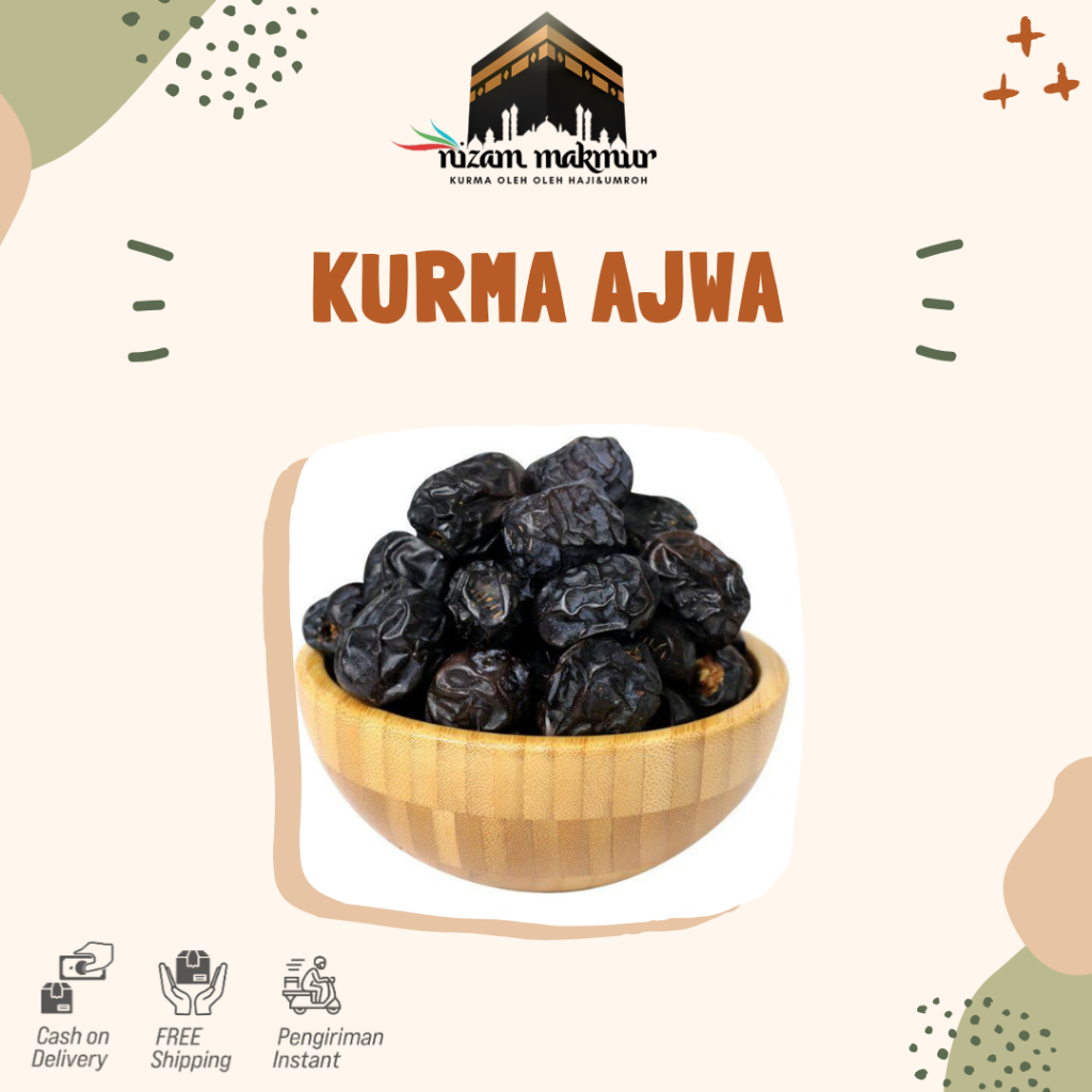 

KURMA AJWA AL MADINAH/KURMA NABI 250GR/500GR/1KG